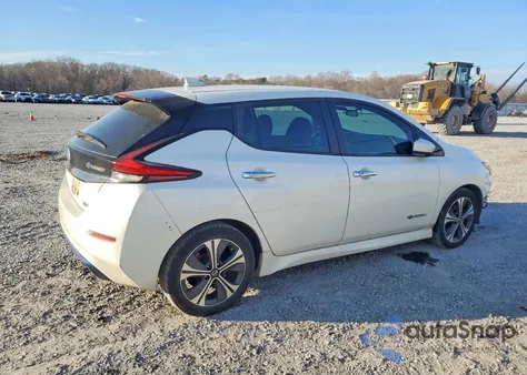 2018 Nissan Leaf S z USA, uszkodzony, nr VIN 1N4AZ1CP5JC305587